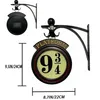 A Harry Potter themed platform 9 3/4 sign with dimensions indicated. Produktbild-Vorschau
