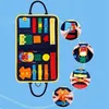 Montessori Busy Board Fühlbuch Lernspielzeug Sensorik Buch Produktbild-Vorschau 5