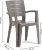 lot de 6 chaises en polypropylène monobloc, empilables avec Voir les images du produit 5