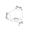 Spot QUAD 1 antracyt Sollux lighting SL.0567 Podgląd zdjęcia produktu 8