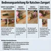 5x Spanngurt mit Ratsche 1-tlg 4m 800kg 25mm orange Produktbild-Vorschau 7