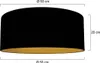 Steinhauer - lampenschirm - Shade - schwarz - veloursstoff Produktbild-Vorschau 3