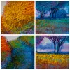 Bild auf Leinwand - Leinwandbild - Bäume Wiese Sommer - Produktbild-Vorschau 8