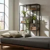 Relaxdays 4052025520144, Ciemny brąz, 6 pół., Drewno, Stal, Podgląd zdjęcia produktu 3