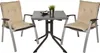 Beautissu Set da 8 sedie da giardino con schienale basso Anteprima dell’immagine prodotto 4