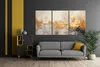 Leinwandbilder für das Wohnzimmer. Wanddekoration Goldene Produktbild-Vorschau 9