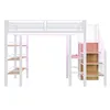 Lit mezzanine en fer forgé Merax 90 x 200 cm avec bande Voir les images du produit 9