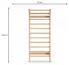 Buxibo Kletterwand aus Holz – Wand-Klettergerüst für Innen Produktbild-Vorschau 8