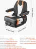 SucceBuy Siège de chariot élévateur universel, rabattable, Voir les images du produit 7