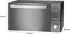 Micro-ondes avec gril 23L 1000W Proficook PC-MWG 1204 Noir Voir les images du produit 13