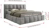 MKS MEBLE Boxspringbett, Doppelbett NIRA mit dekorativem Produktbild-Vorschau 6