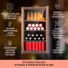 Klarstein XXL Minilodówka ze szklanymi drzwiami i LED, Podgląd zdjęcia produktu 2