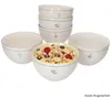 Jardin, lot de 6 bols à muesli en céramique de 500 ml, Voir les images du produit 1