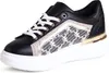 topschuhe24 2623 Damen Print Sneaker Plateau Glitzer Produktbild-Vorschau 2