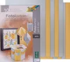 folia 611 folia Fotokartonblock, DIN A4, 300 g/qm, gold und Vista previa de la imagen del producto 1