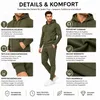 Herren Jogginganzug einfarbig 100% BW 586 Oliv M Produktbild-Vorschau 7
