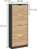 Výklopník na boty Vicco Luca Antracit/zlatý dub 59 x 137 cm Náhled obrázku produktu 3