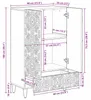 Szafka wysoka z półką vidaXL, biała, 60 x 33,5 x 100 cm, z Podgląd zdjęcia produktu 7