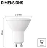 LED žárovka Classic MR16 / GU10 / 3 W (32 W) / 345 lm / teplá bílá Anteprima dell’immagine prodotto