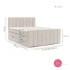 Boxspringbett Livia Interiors, Bett 200x200 cm, mit Produktbild-Vorschau 11