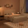 BEALIFE Lit rembourré 160x200 cm avec sommier à lattes & Voir les images du produit 6