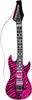 Aufblasbare Luftgitarre rosa Zebra 105 cm Produktbild-Vorschau 3
