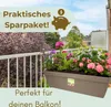 4er Set Blumenkasten Balkongeländer Balkon Blumenkasten Produktbild-Vorschau 6