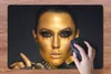 MuchoWow® Schreibtischunterlage Make-up - Tasche - Gold - Produktbild-Vorschau 3