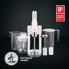 A white hand blender set displayed on a dark background. Náhľad obrázku produktu