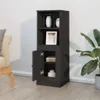 Highboard Schwarz 36x35,5x103,5 cm Holzwerkstoff Produktbild-Vorschau 2