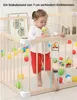 Holz Laufstall Baby 120×160 cm & Luxe Spielmatte (4 cm) – Produktbild-Vorschau 11