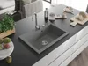 Mexen Elix Granitspüle 1-Becken 700 x 500 mm, grau, Siphon Produktbild-Vorschau 2