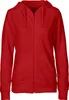 Neutral - Fairtrade - Ladies Zip Hoodie - Red - XS Produktbild-Vorschau 2