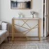 Eingangstisch modernes Design 100x40x78cm mit Glasplatte Produktbild-Vorschau 7