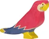 Holztiger Holz Papagei Spielfigurhandgefertigt Produktbild-Vorschau 1