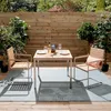 home24 Gartentisch - Teak Massiv / Edelstahl Produktbild-Vorschau 2