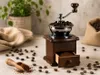 Manuelle Kaffeemühle Gewürzmühle Holz Robust Traditionell Produktbild-Vorschau 2