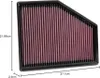 Filtro aria K&N compatibile con BMW Serie 5 (G30/G31) / 6 Anteprima dell’immagine prodotto 12