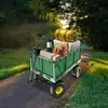 Chariot de jardin 550 kg avec plateau - vert Voir les images du produit 9