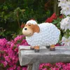 Schaf Natur  Gartenfigur 23 cm hoch Deko Figur Produktbild-Vorschau 3
