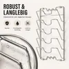 Topfdeckelhalter 5-stufig, Deckelhalter ohne Bohren, Metall Produktbild-Vorschau 3