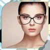 EDIBAZZAR | Klare Brille schwarz Cat Eye elegant Produktbild-Vorschau 8