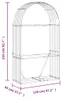 vidaXL Přístřešek na dřevo 120x45x210 cm Pozinkovaná ocel Náhled obrázku produktu 7