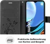Xiaomi Handy Tasche Handyhülle Schutz Hülle Blumen Flip Produktbild-Vorschau 8
