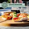 bremermann Set de quatre pizzas 3 pièces en bambou | acier Voir les images du produit 5