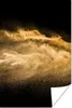 MuchoWow® Poster Sand - Gold - Schwarz - Luxus - Kunst Produktbild-Vorschau 1