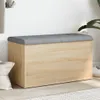 vidaXL Banc avec espace de rangement Chêne Sonoma 82x42x45 Voir les images du produit 6