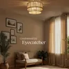 Stropní svítidlo Lignea Lux z juty v boho stylu, 40 W - Náhled obrázku produktu 9