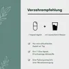 Marketing image showing dosage instructions and product benefits. Náhled obrázku produktu