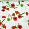 Baumwolle 100% Mohnblumen und Disteln auf weißem Produktbild-Vorschau 2